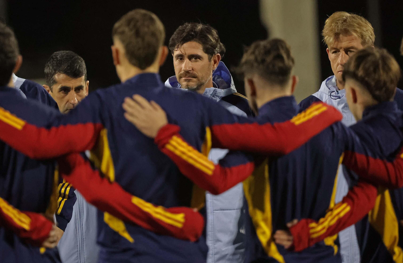 Fotos del entrenamiento de la selección española sub-17 de fútbol en el Ciudad de La Línea