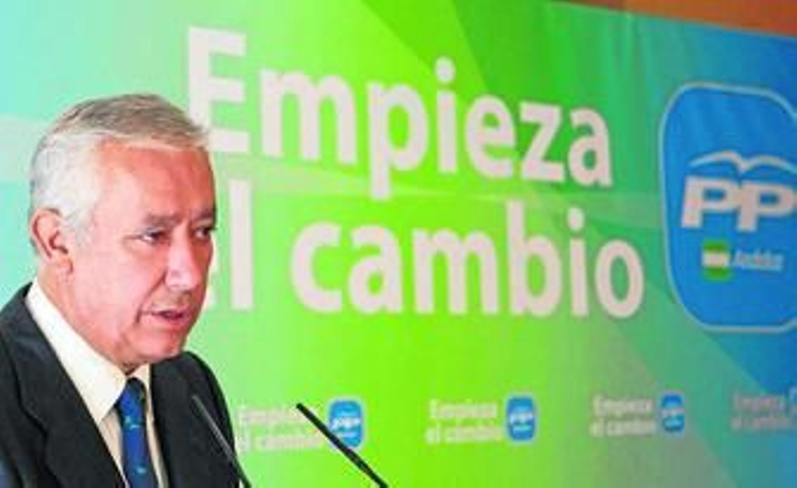 Javier Arenas, ayer en el Foro Institucional del PP-A, celebrado en Sevilla.