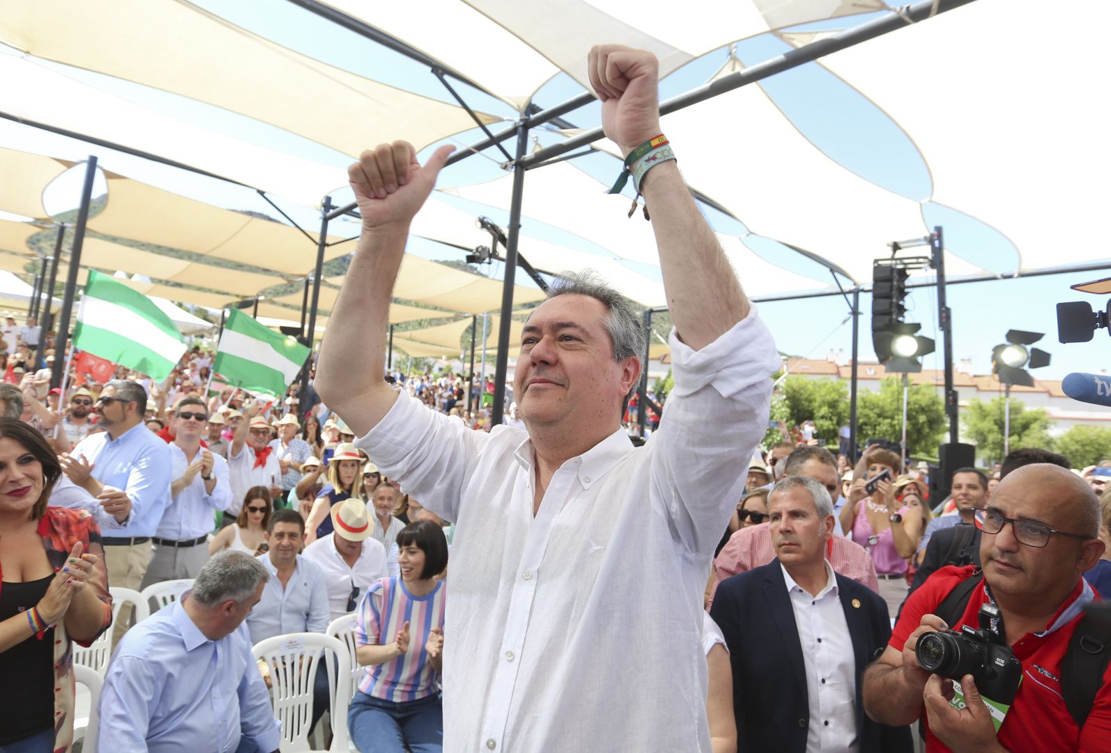 El acto del PSOE de este sábado en Cártama, en fotos