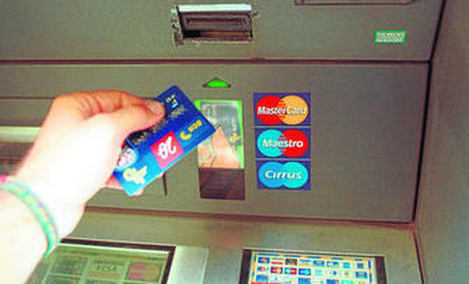 Imagen de un cajero automático.