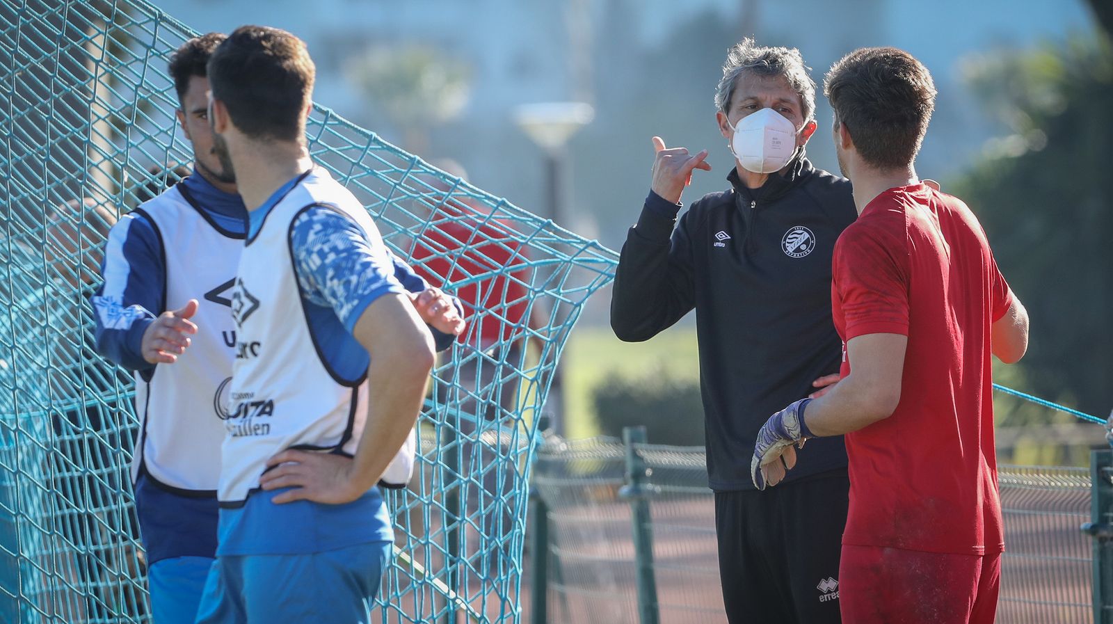 Entrenamiento del Xerez DFC en el Pepe Ravelo