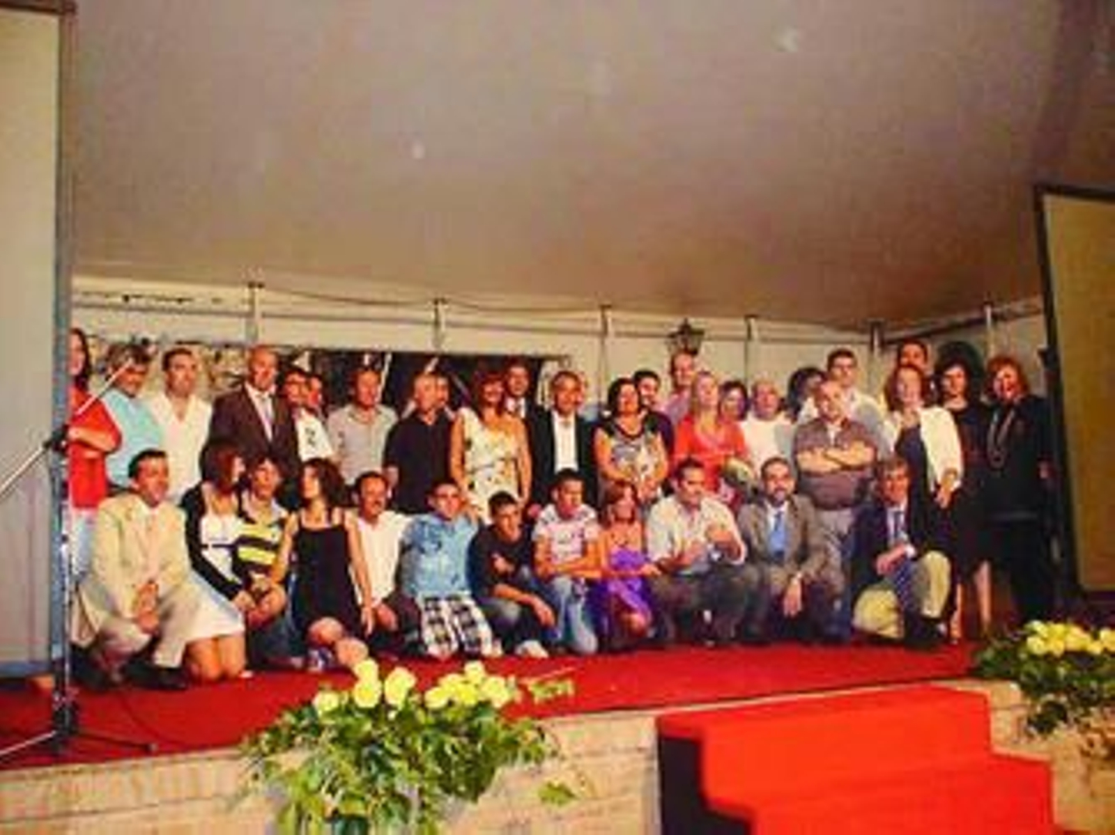 Foto de familia de los premiados durante la Gala del Deporte de Ayamonte, celebrada el pasado viernes.