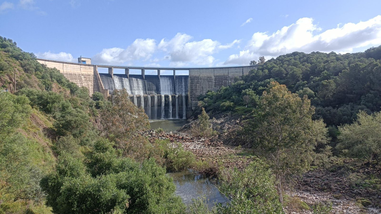 El embalse de El Gergal.
