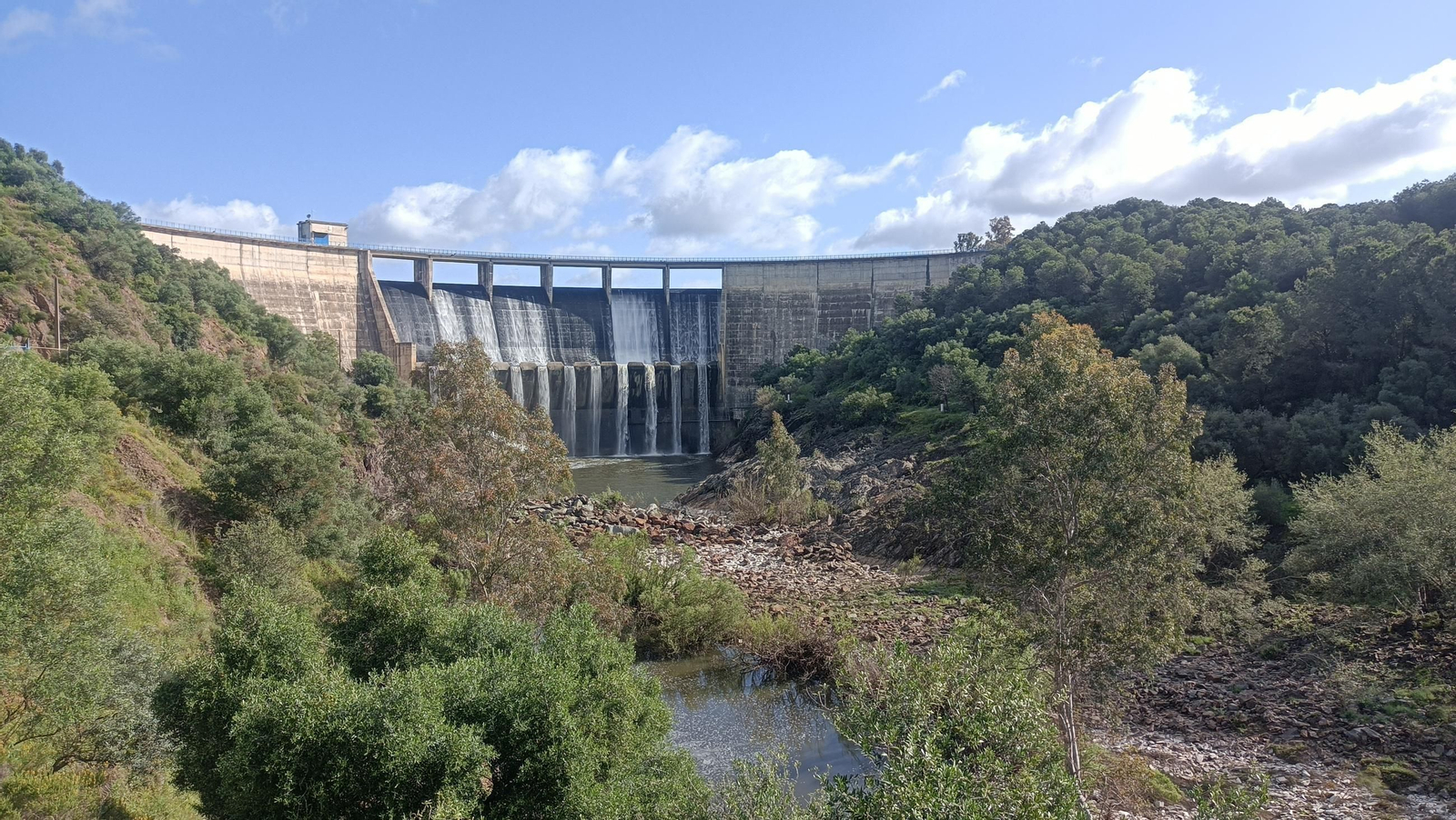 El embalse del Gergal.