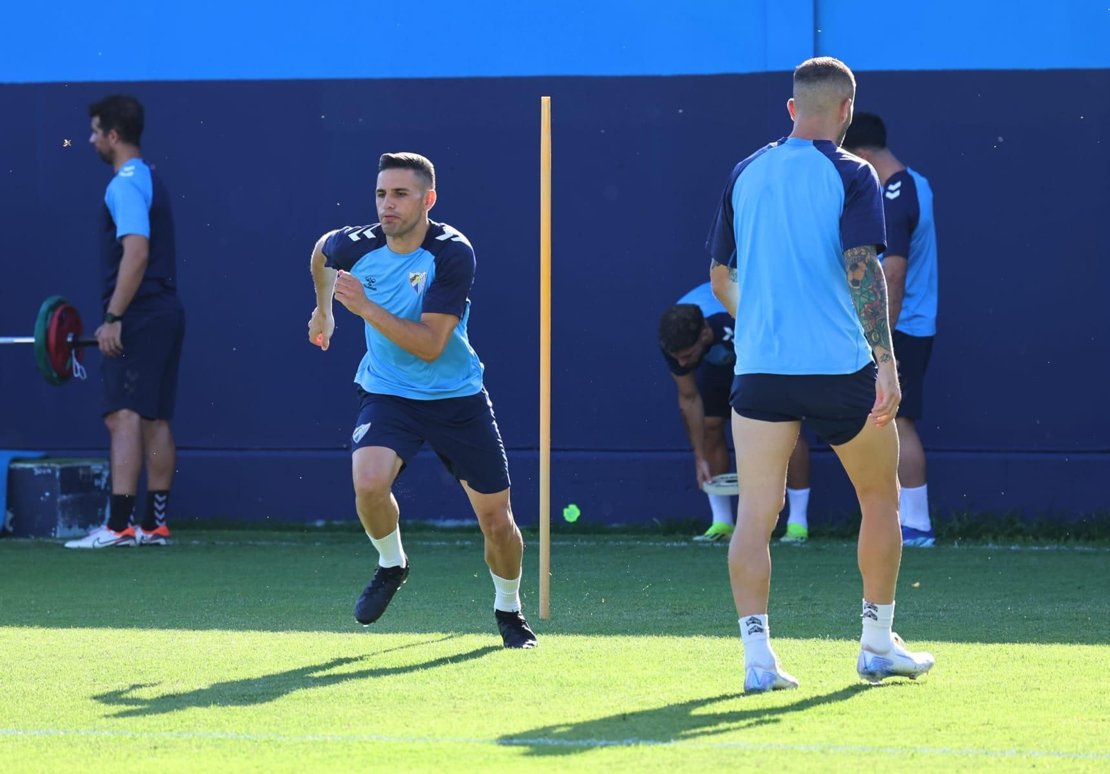 El primer entrenamiento de Roko Baturina y Luismi Sánchez, en fotos