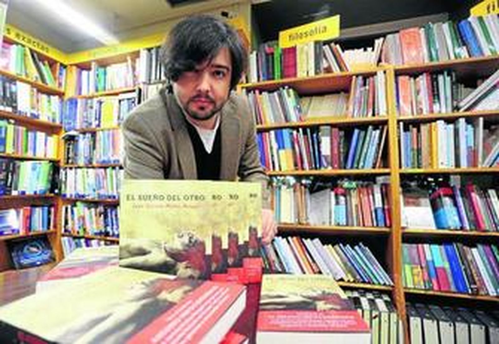 Muñoz Rengel, en su presentación en Málaga de su anterior libro, 'El sueño del otro'.