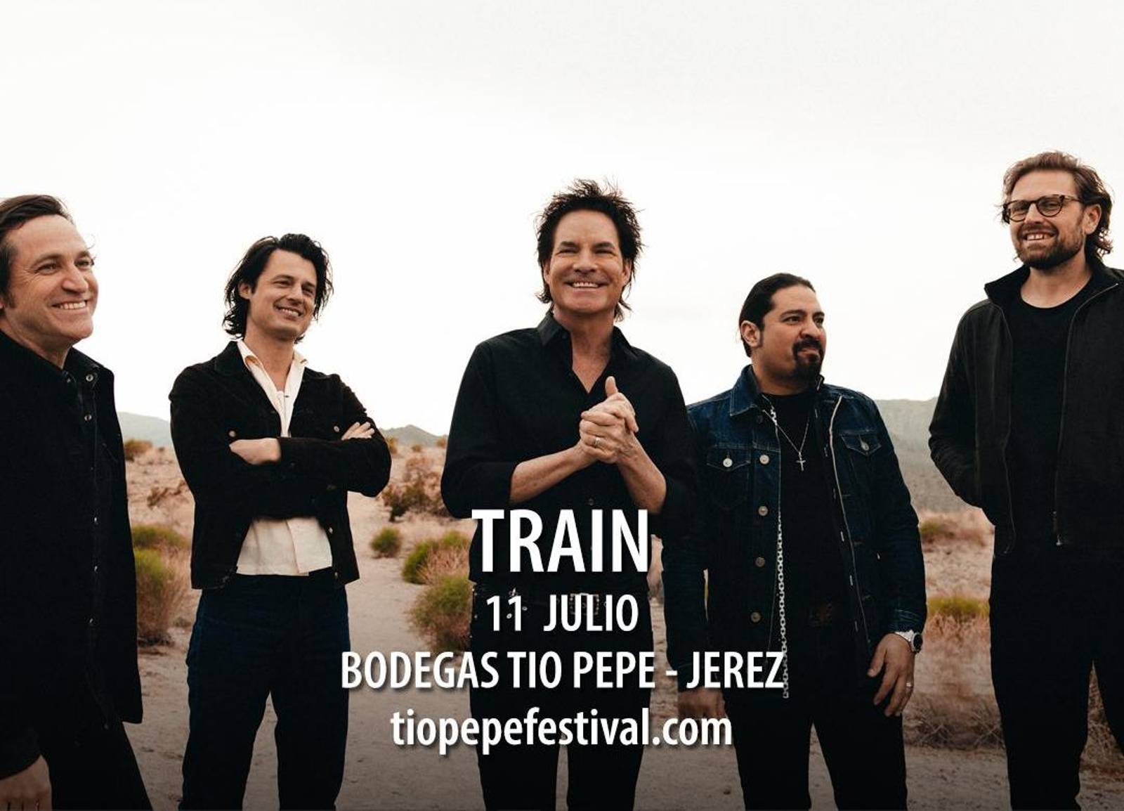 Cartel del grupo Train.