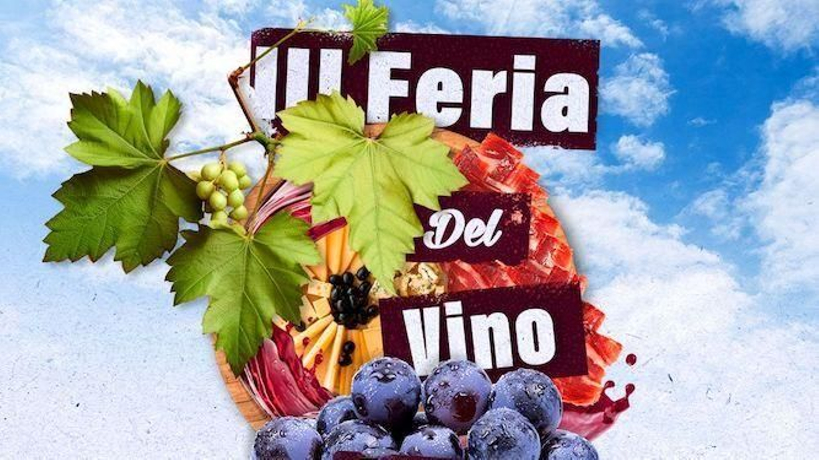 Cartel promocional de la III Feria del Vino Roali.