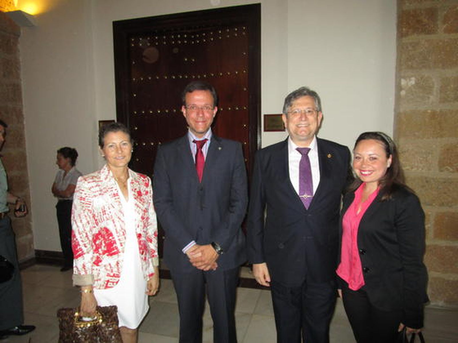 Monica Rodríguez, Vicente Rodríguez, Jaime Serrano y Elisa Montero.

Foto: Ignacio Casas de Ciria