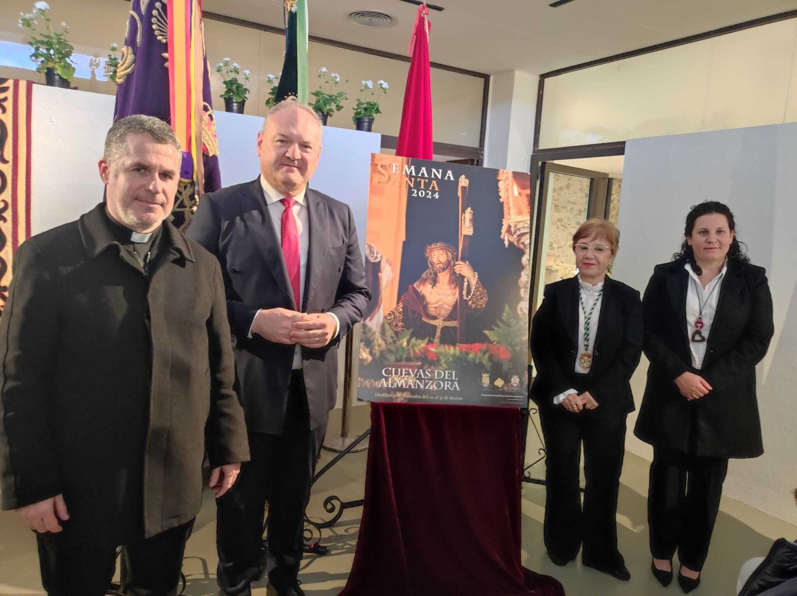 Presentación del cartel de la Semana Santa de Cuevas