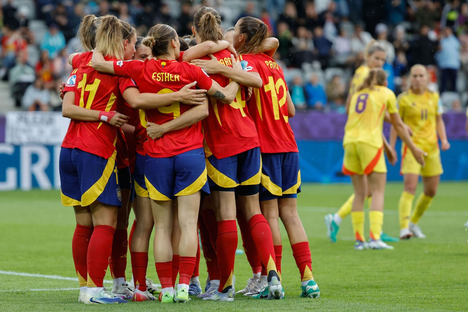 Las fotos de la goleada de España sobre Bélgica en la Eurocopa femenina