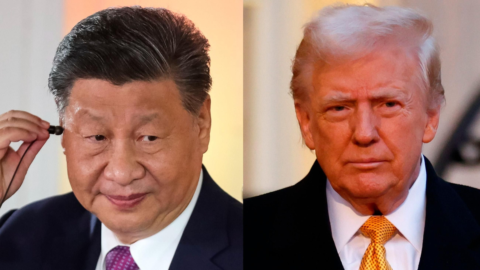 Xi Jinping y Donald Trump.