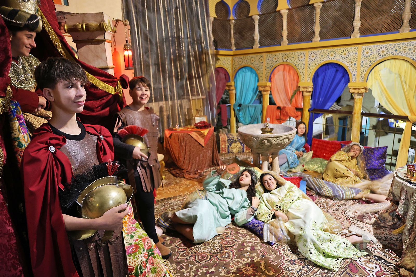 Los niños, protagonistas en el Belén Viviente de Beas.