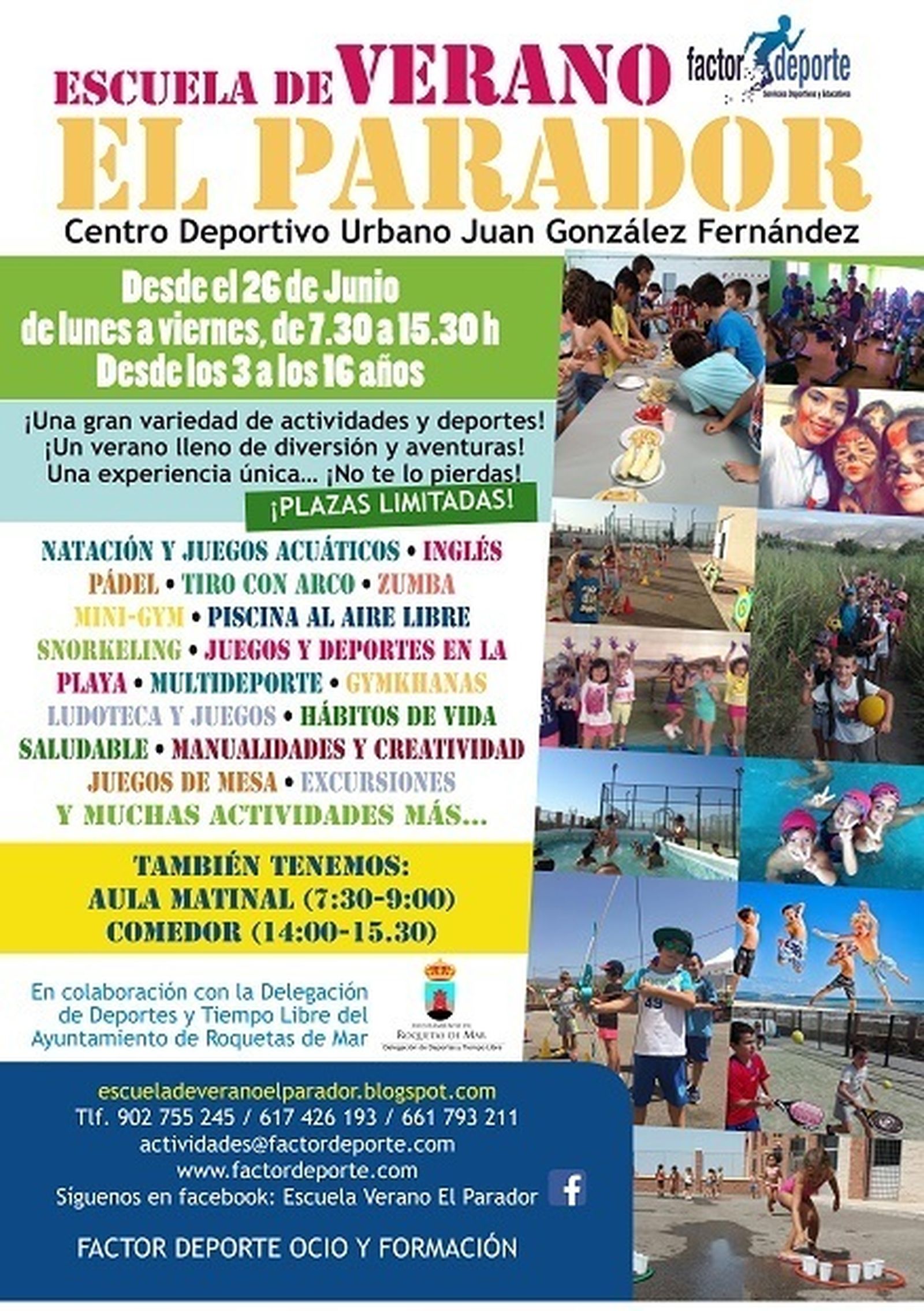 Cartel anunciador de la actividad.