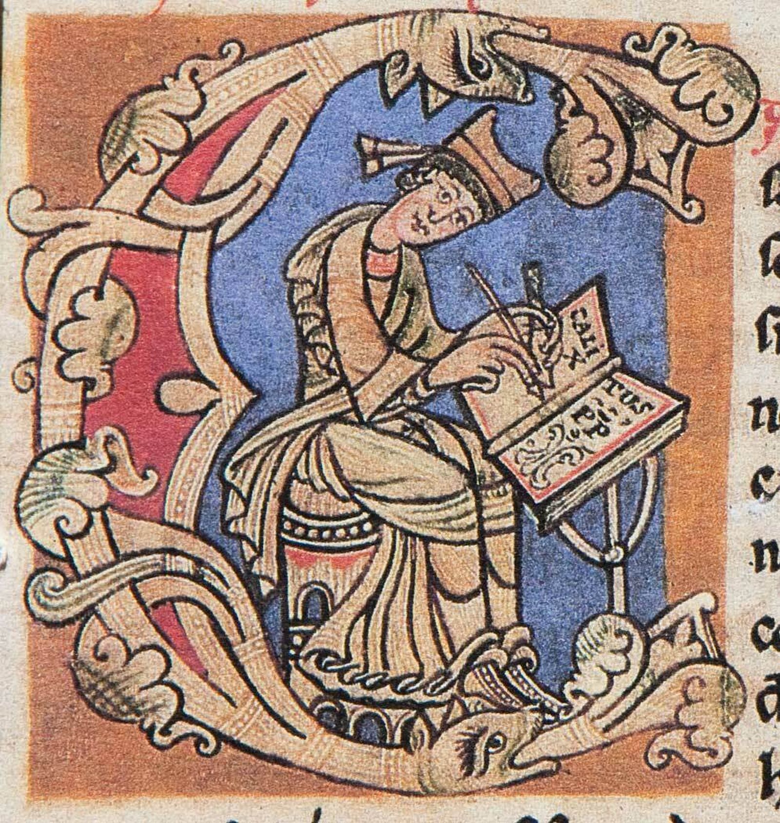 Una ilustración del Códice Calixtino