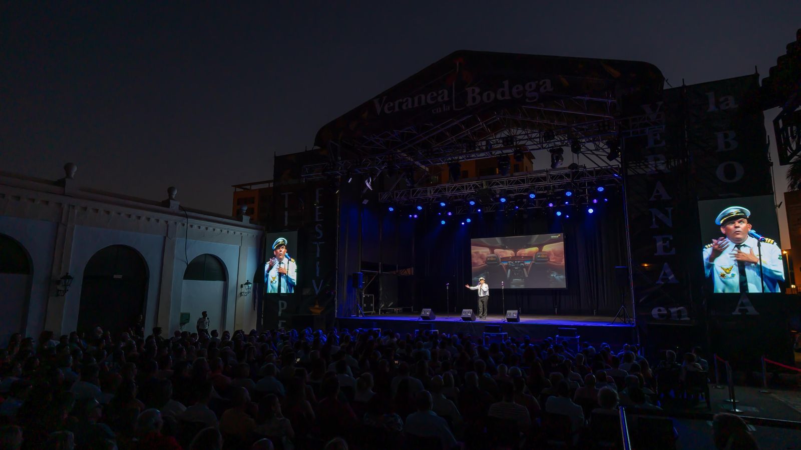 Espectáculo del Comandante Lara en Tío Pepe Festival