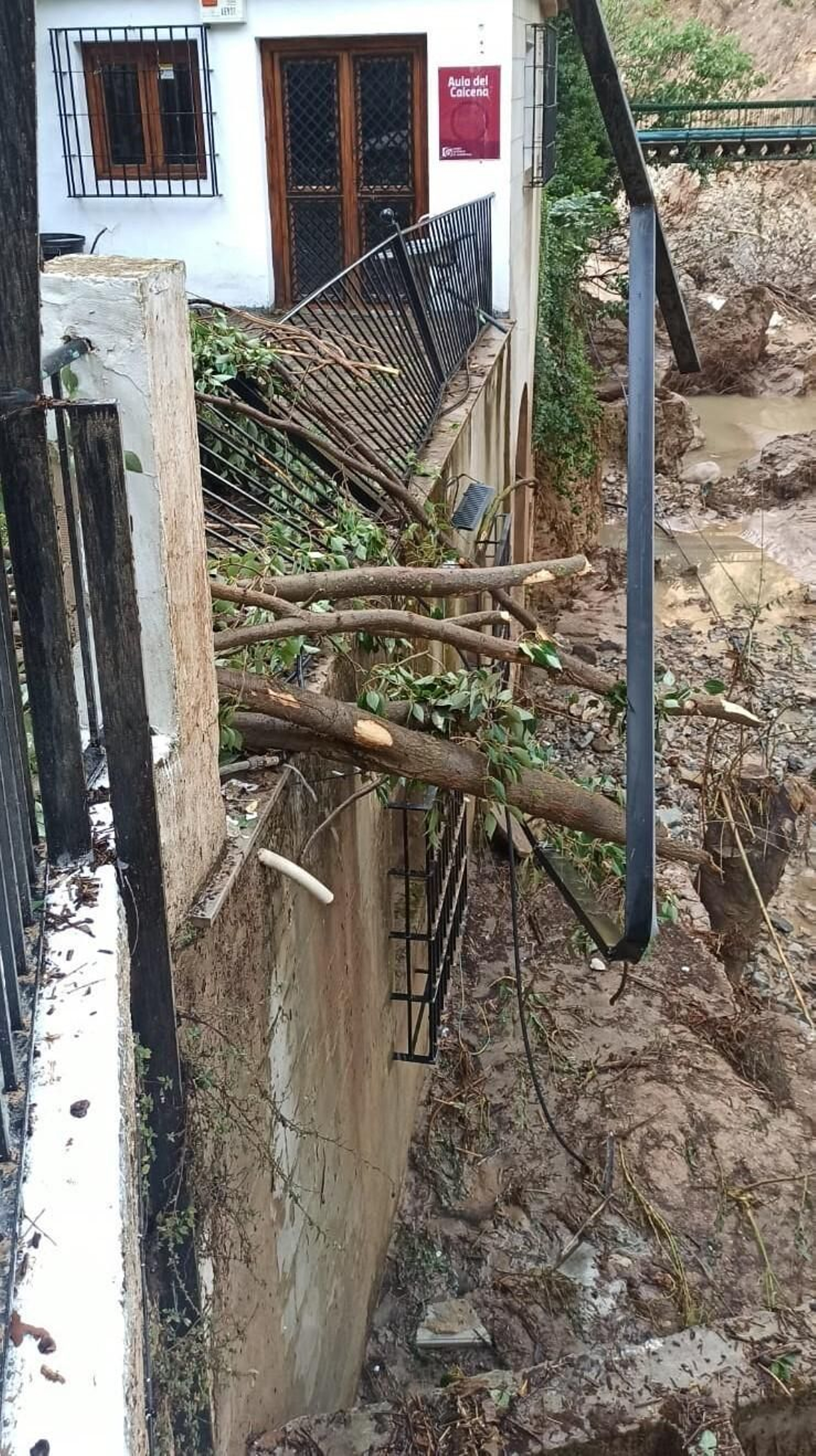 Los daños provocados por la tormenta en Almedinilla, en imágenes
