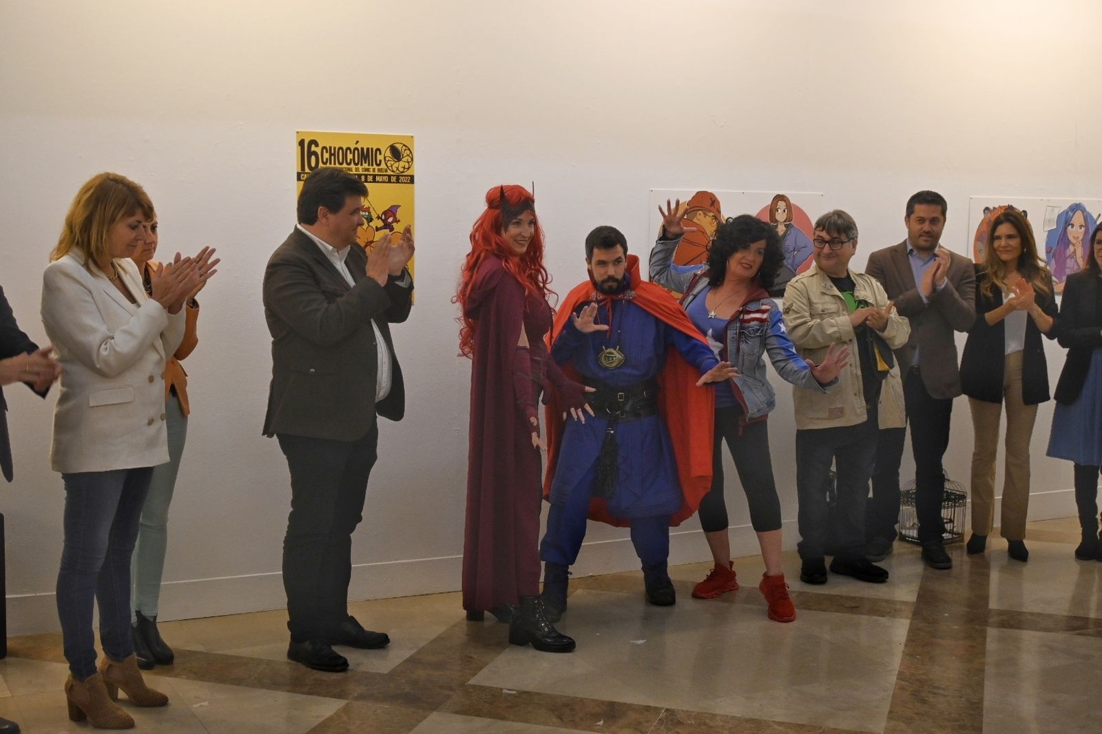 Imágenes de la inauguración del 16º Salón Internacional del Comic de Huelva