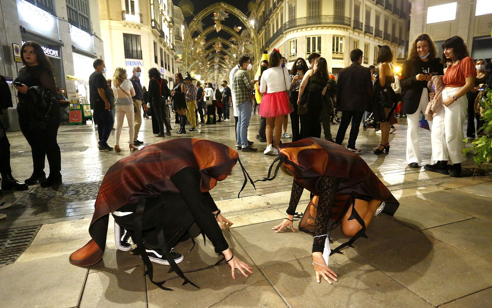 Las fotos de la noche de Halloween en Málaga