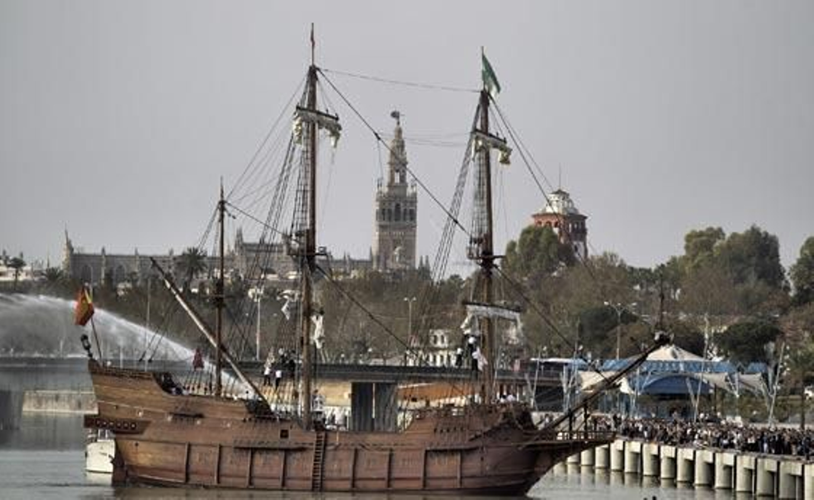 El galeón Andalucía.

Foto: Antonio Pizarro