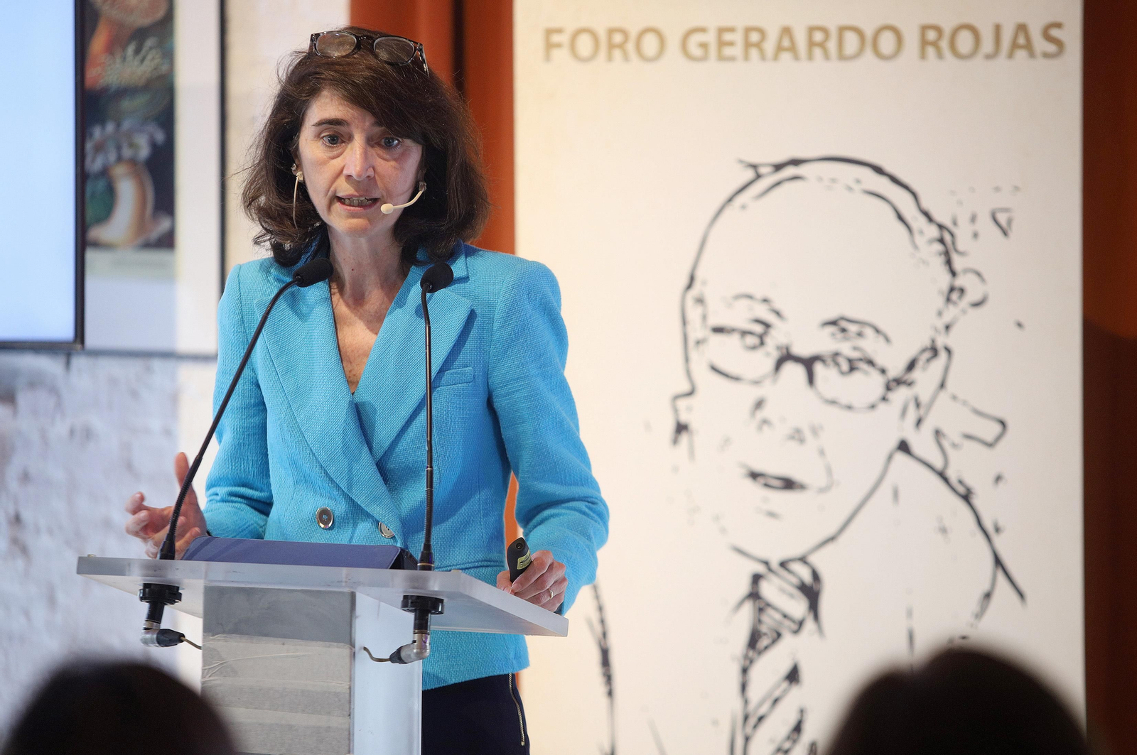 Imágenes del Foro Gerardo Rojas con Teresa Rasero como conferenciante