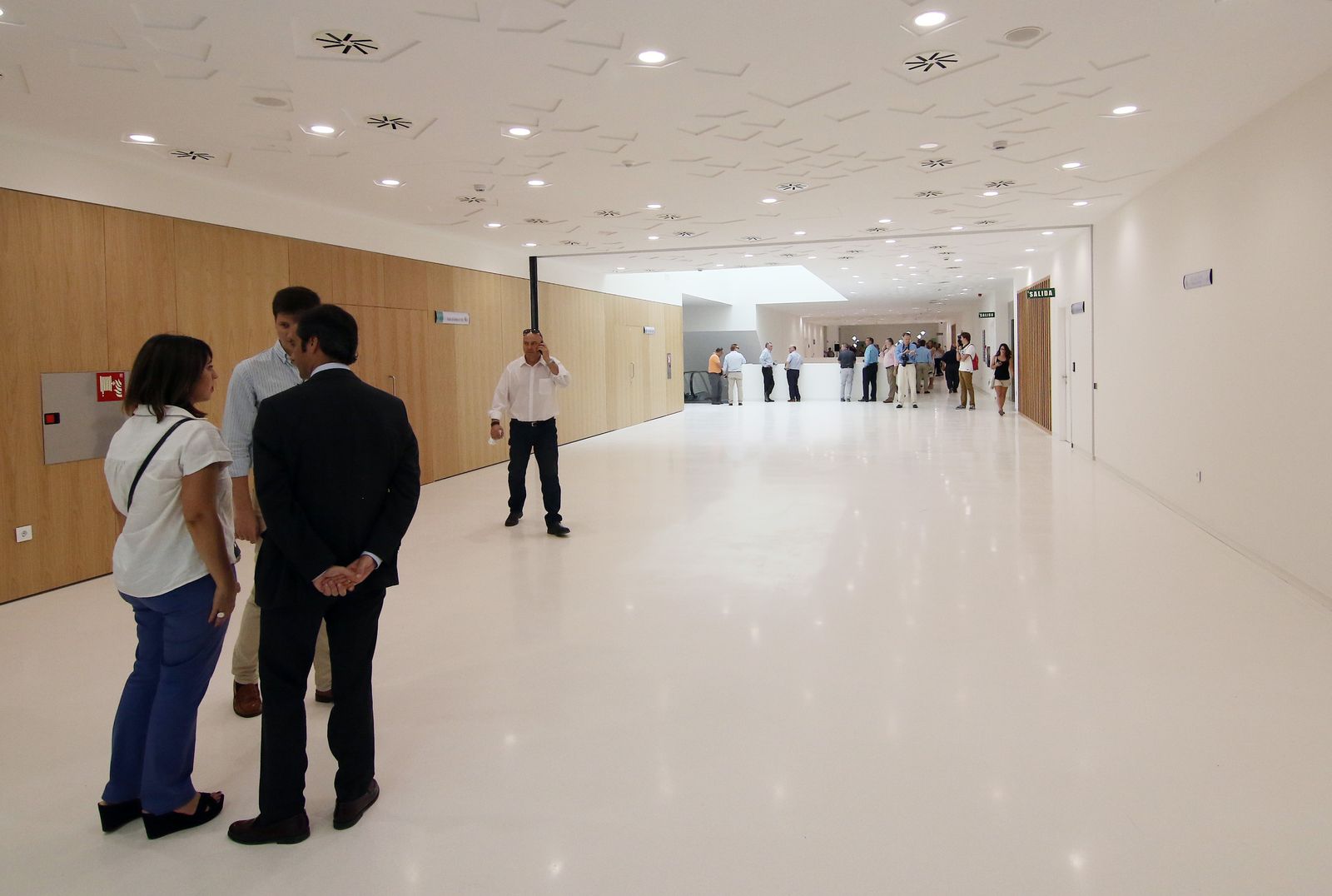 Interior de la Ciudad de la Justicia.