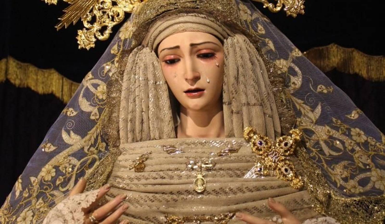 La Virgen de las Angustias, venerada en Aznalcázar desde hace cinco siglos