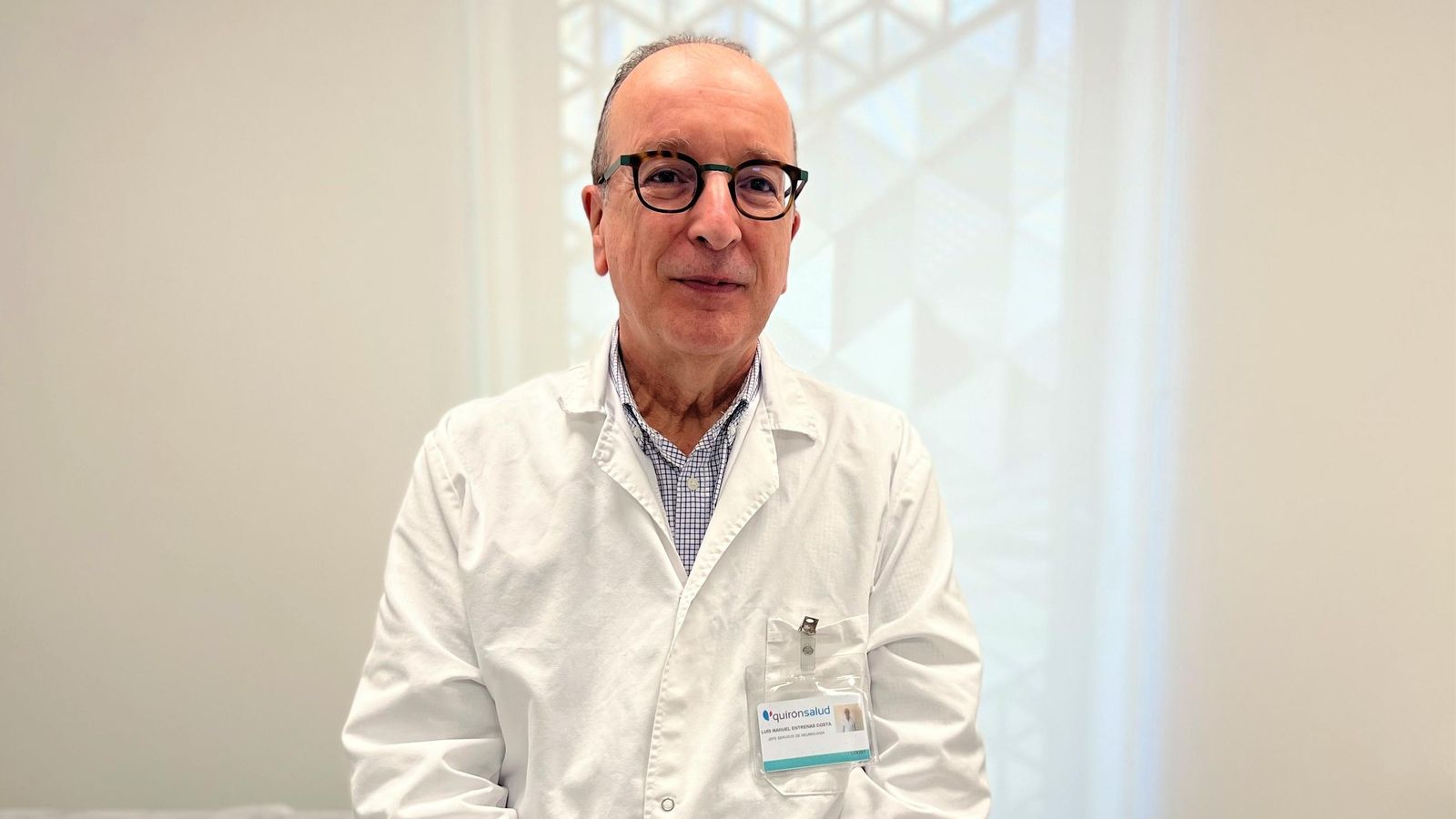 El jefe de Neumología del hospital Quirónsalud Córdoba, Luis Manuel Entrenas