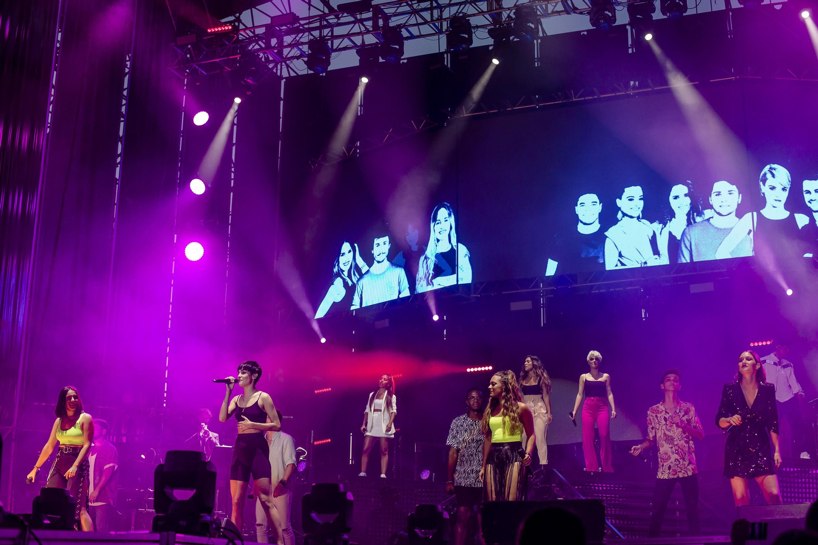 Concierto de Operación Triunfo en el Muelle de Cádiz