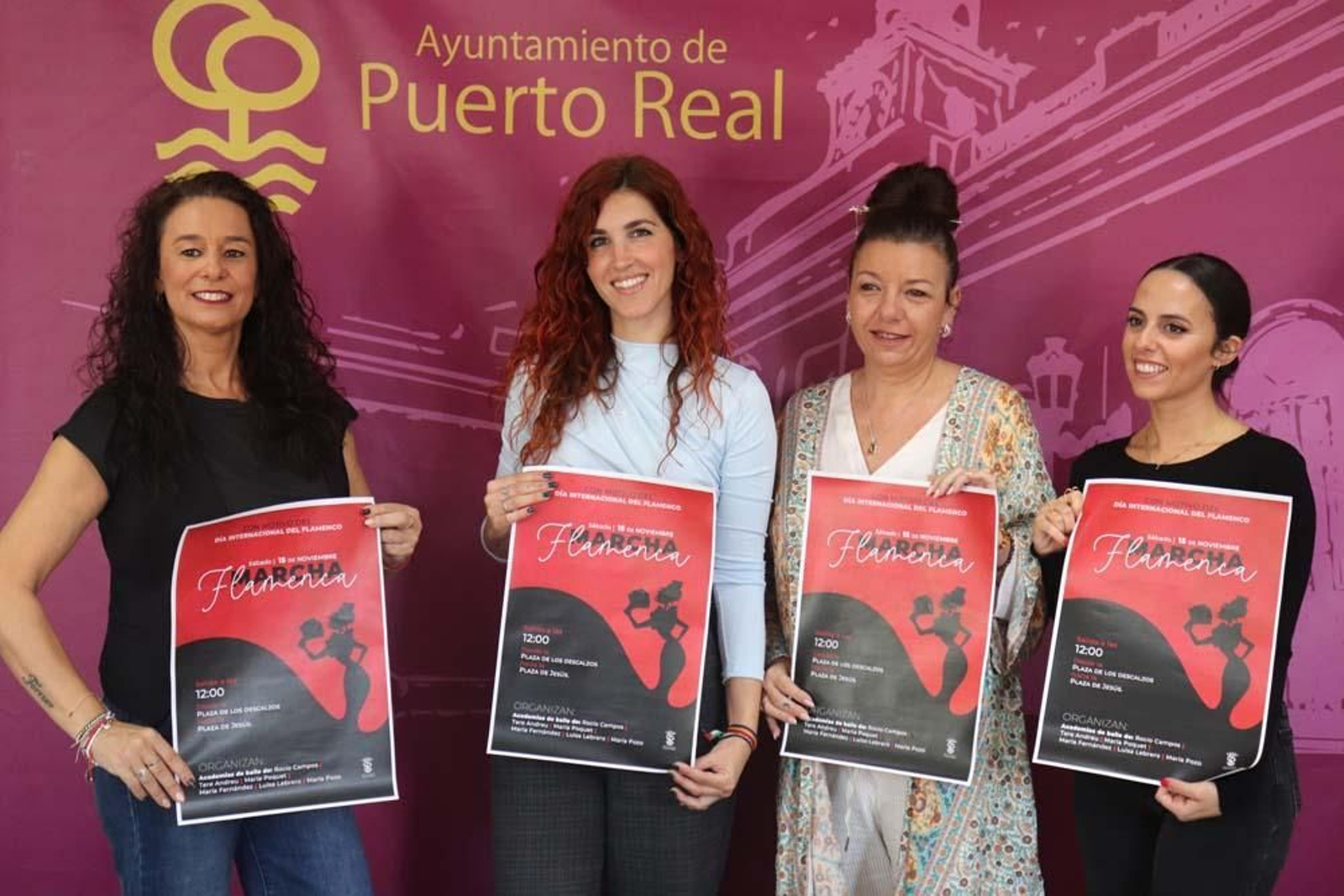 Rocío Campos, Nazaret Ramírez, Tere Andreu y María Fernández