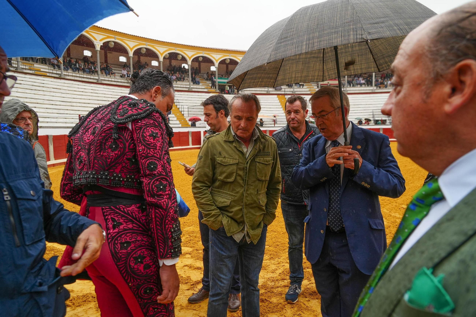 La corrida de rejones de la Feria de Pozoblanco, suspendida por la lluvia