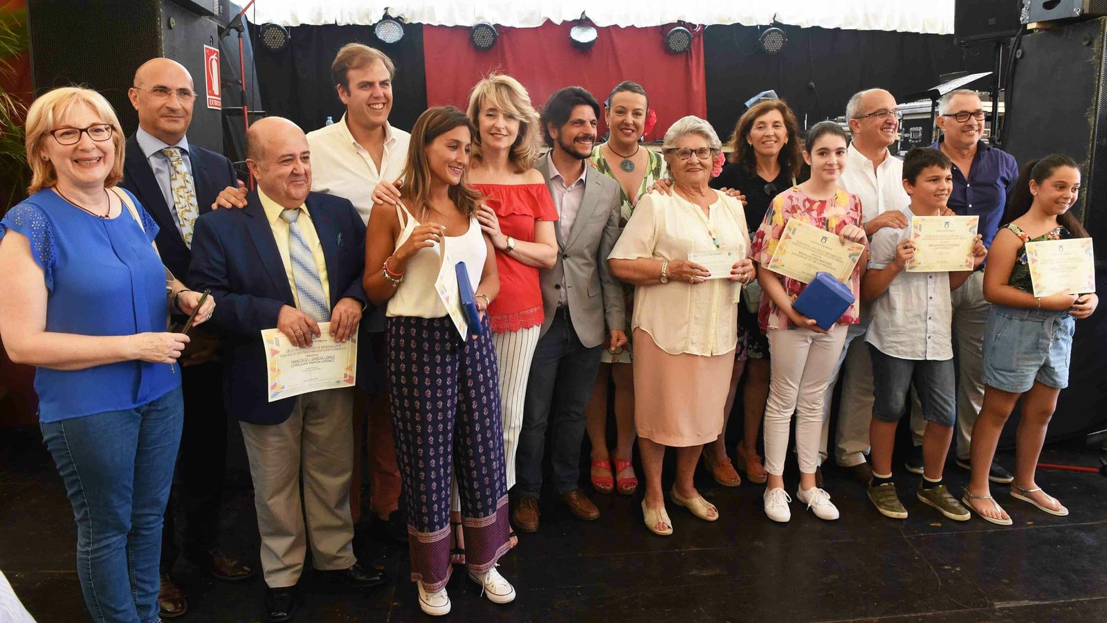 Entrega de los premios del concurso de microrrelatos de la Feria de Algeciras