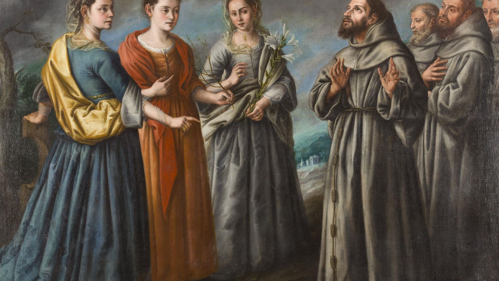 'San Francisco y las tres santas' de Juan Ruiz Soriano