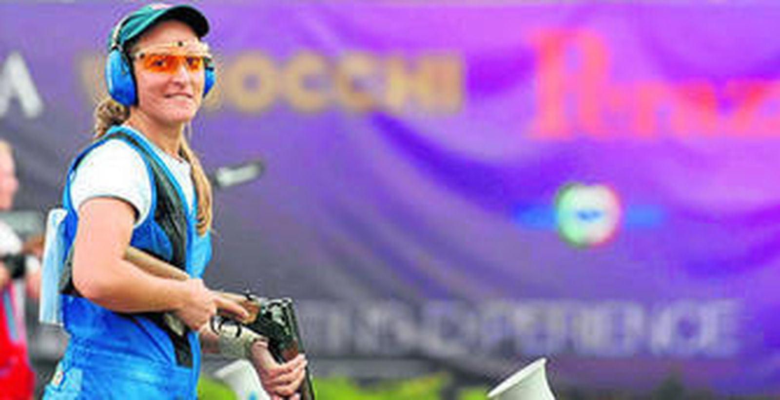 Fátima Gálvez sonríe al darse cuenta de que había ganado el oro mundial, el pasado viernes en Lonato (Italia).