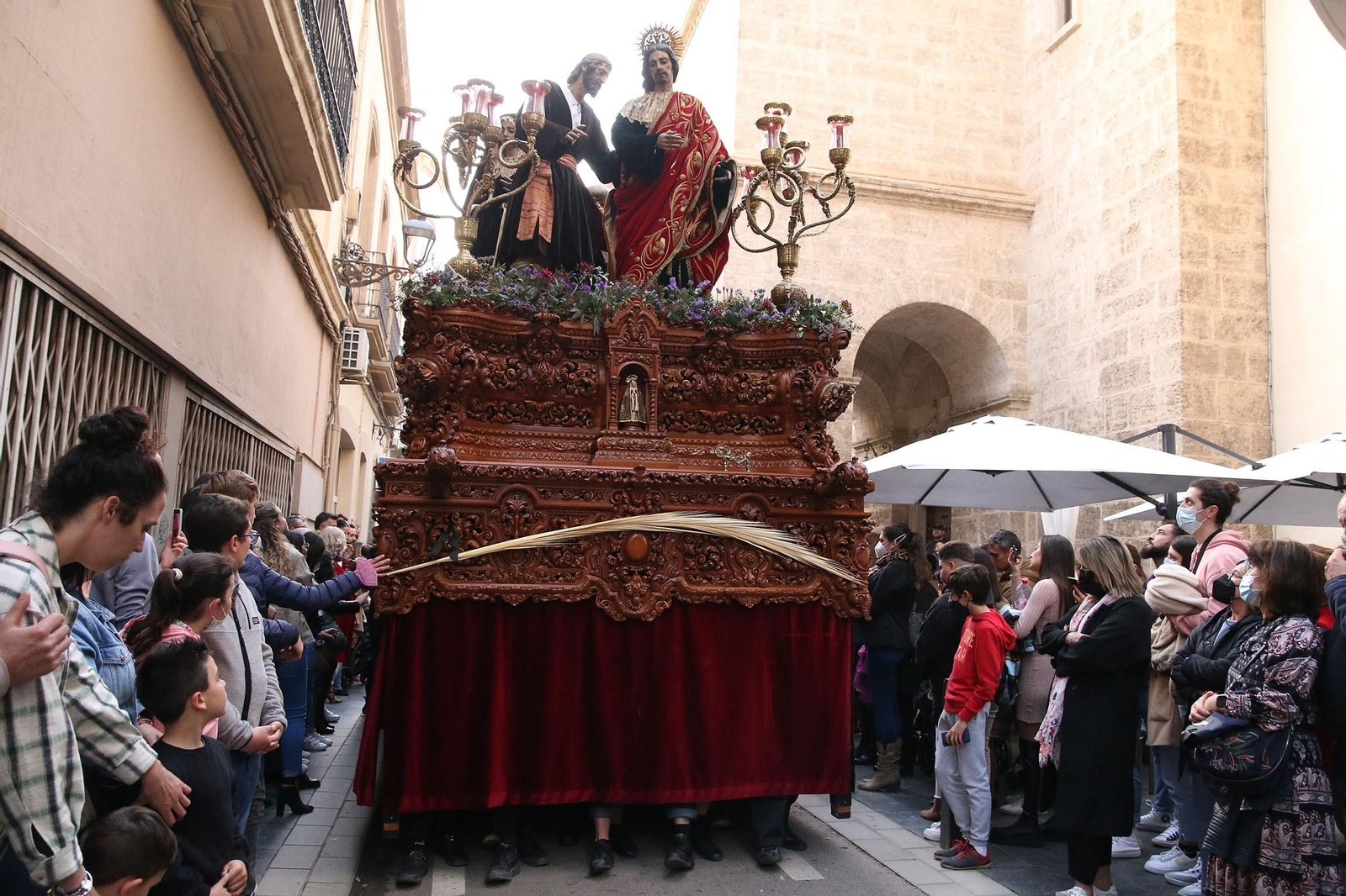 La procesión de Soledad de Almería, en imágenes