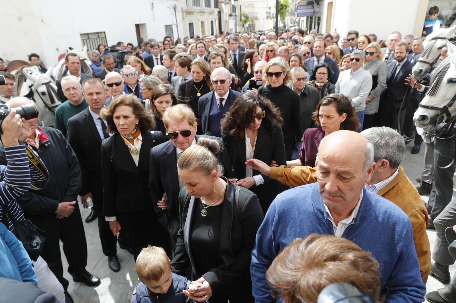 Las imágenes del funeral de Ángel Peralta