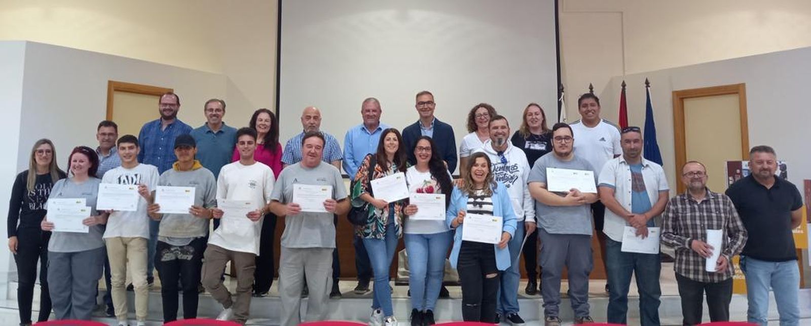 Acto de entrega de diplomas.