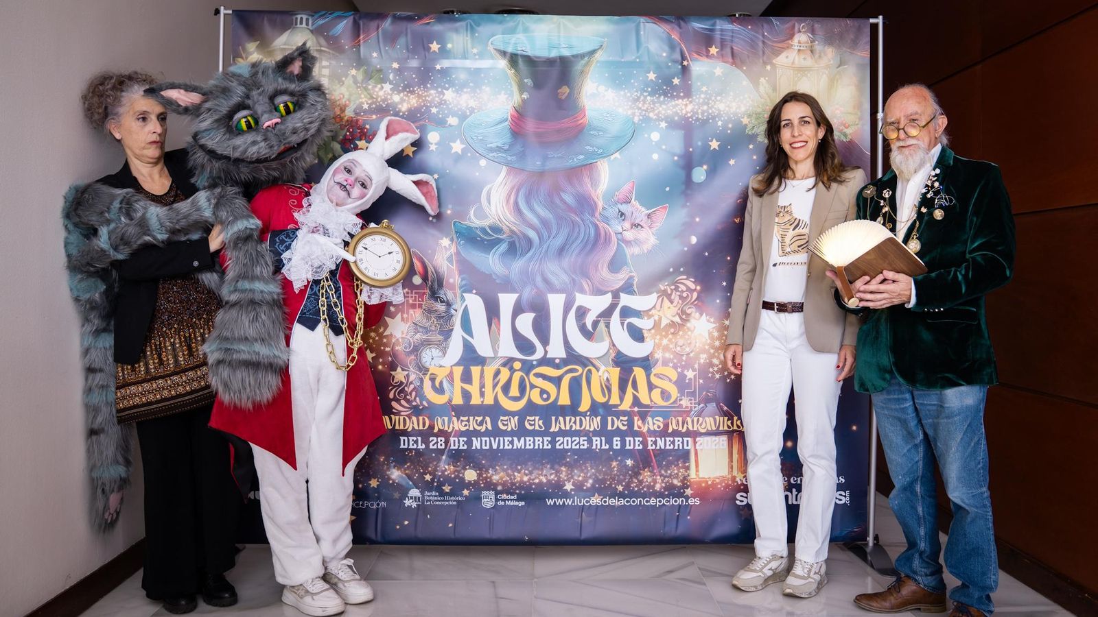 Presentación del espectáculo de Navidad del Jardín Botánico de La Concepción.