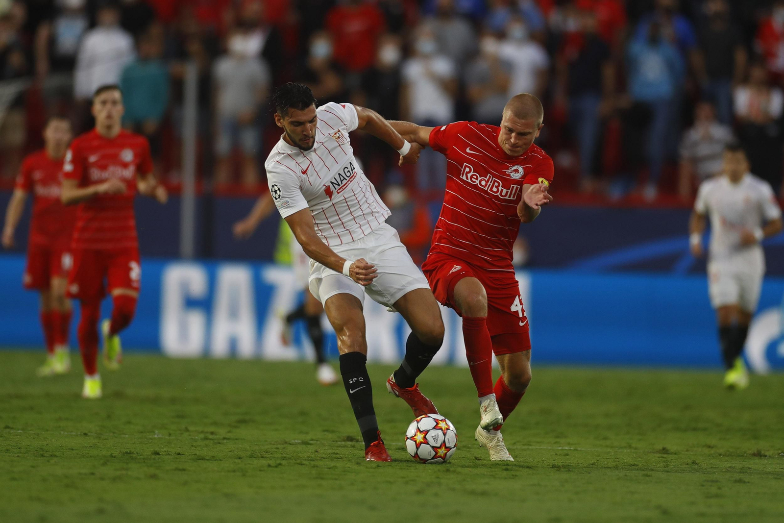 Las imágenes del Sevilla fc Salzburgo