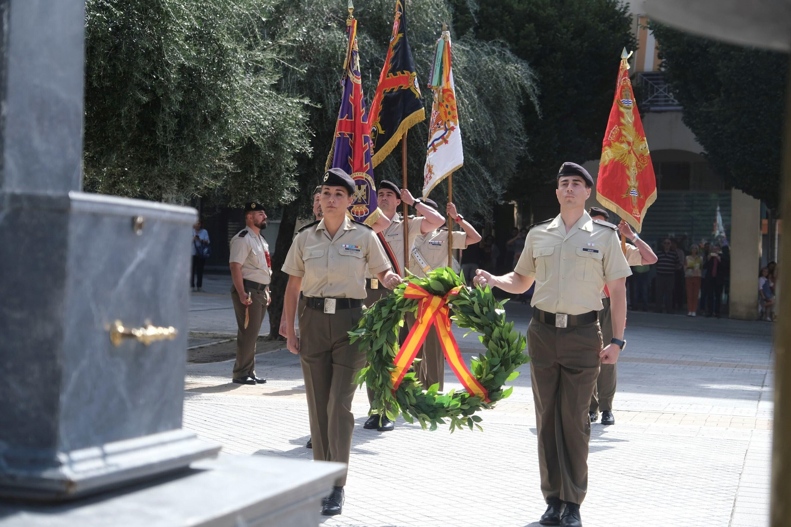 El homenaje de la Brigada de Córdoba al teniente Rafael Carbonell, en imágenes