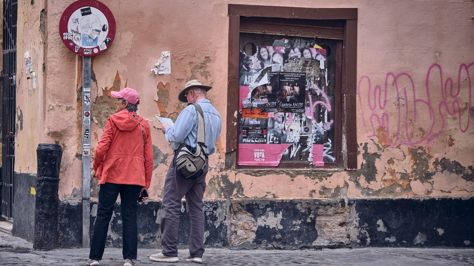 Las imágenes del estado de dejadez que presenta el Pópulo