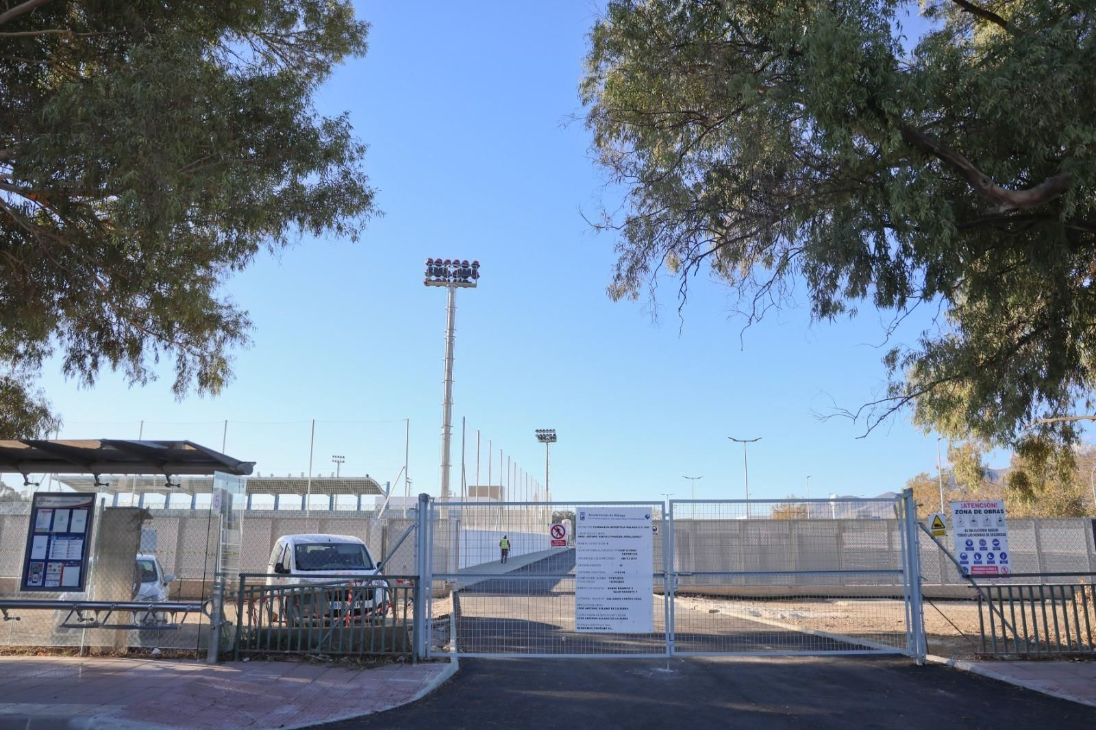 Así van las obras de La Academia del Málaga a días de su inauguración