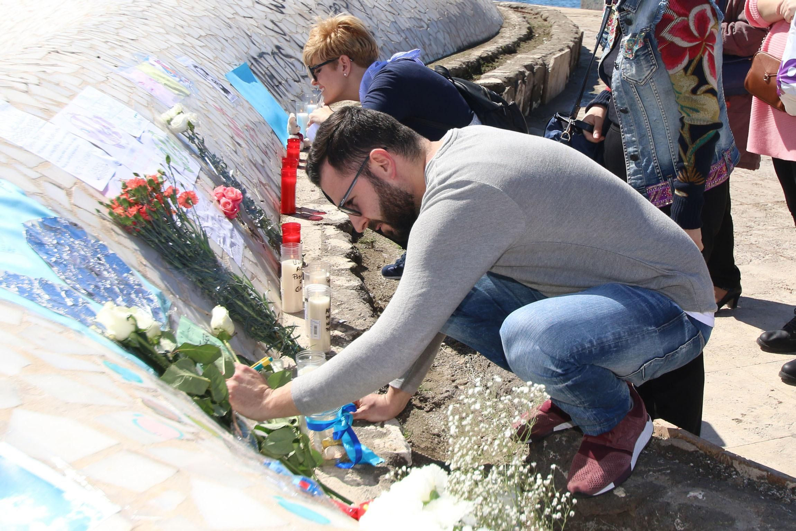 Las imágenes de la capilla ardiente por Gabriel