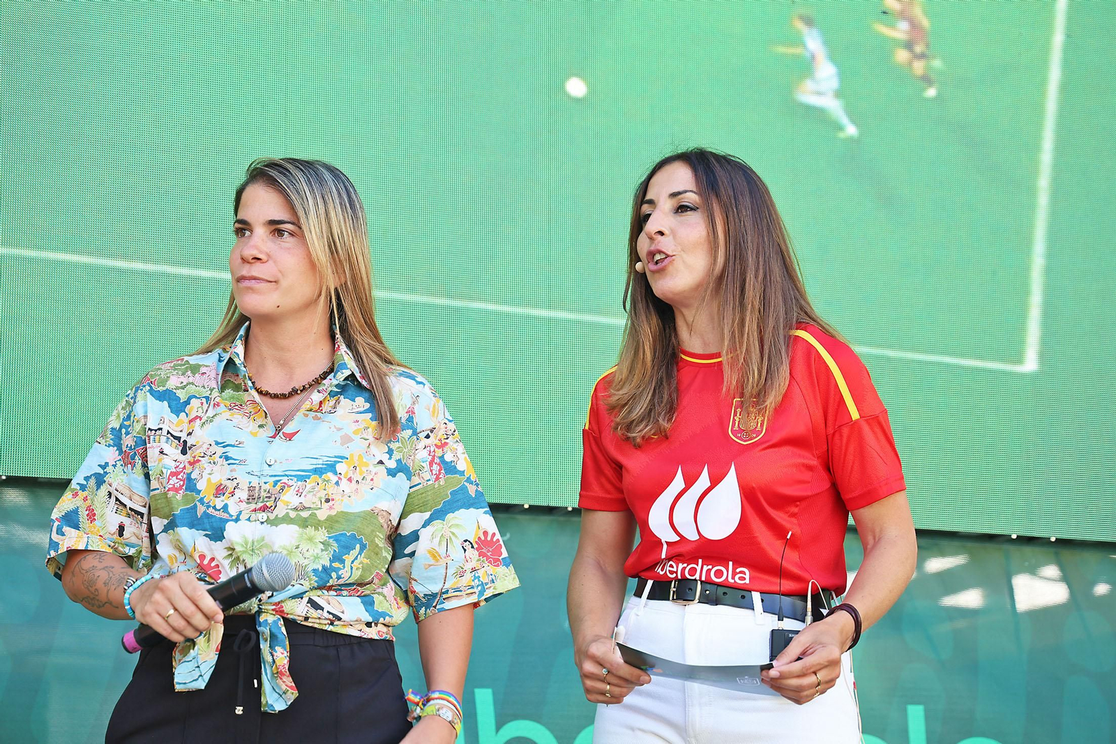 Imágenes de la Fan zone en Huelva de la Final de la Eurocopa entre Inglaterra y España Imágenes de la Fan zone en Huelva de la Final de la Eurocopa entre Inglaterra y España