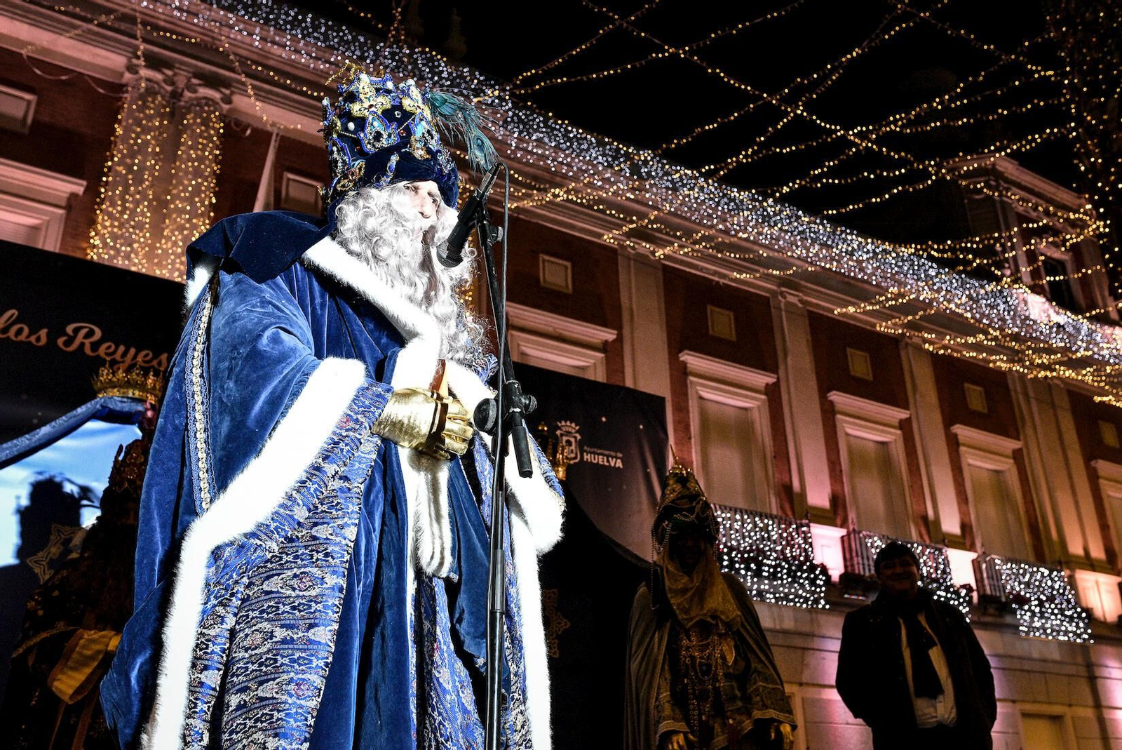 Manolo Pedraza encarnó al Rey Melchor en 2023.