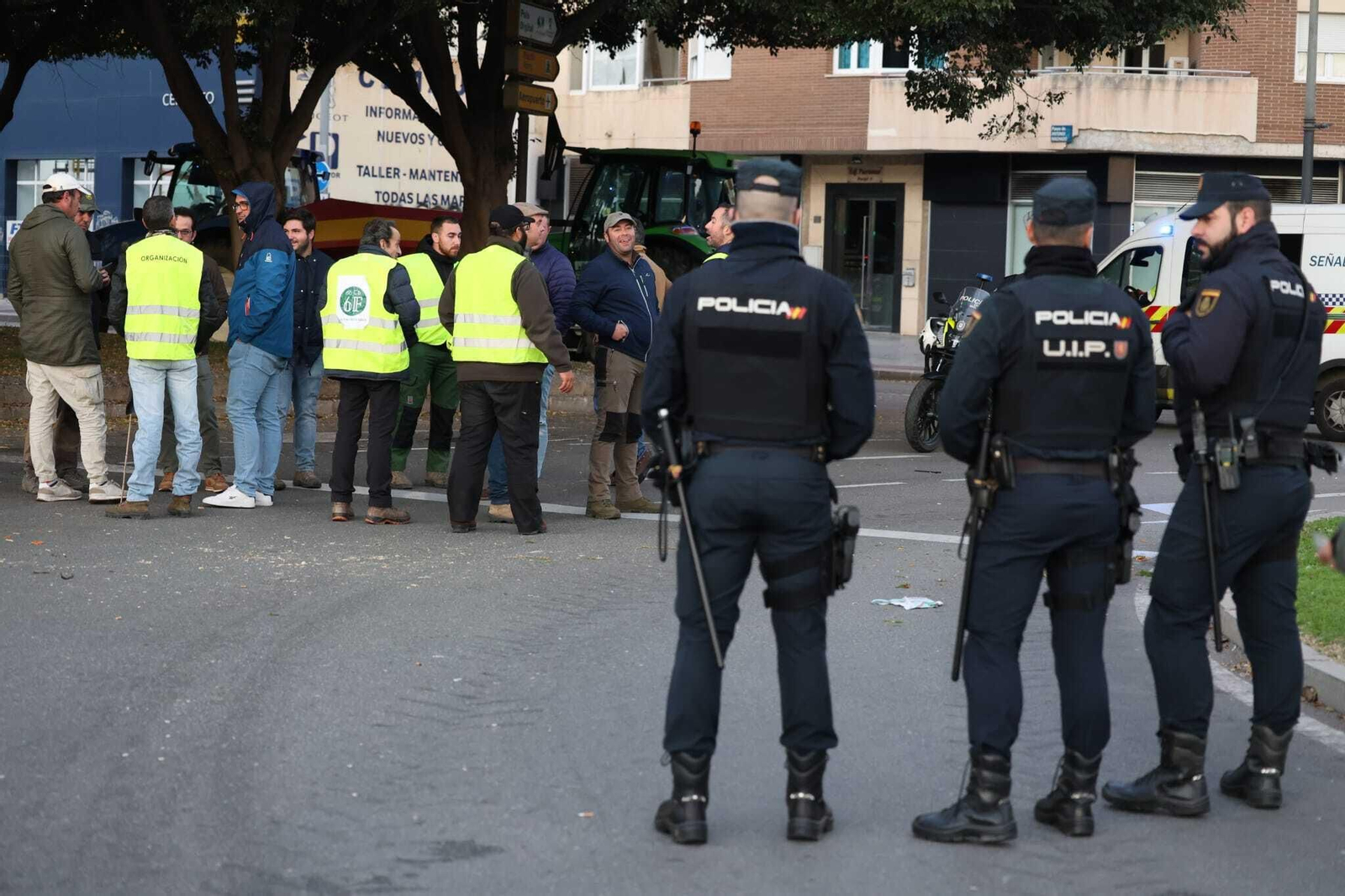 Las fotos de la segunda jornada de protesta de los agricultores de Málaga Las fotos de la segunda jornada de protesta de los agricultores de Málaga