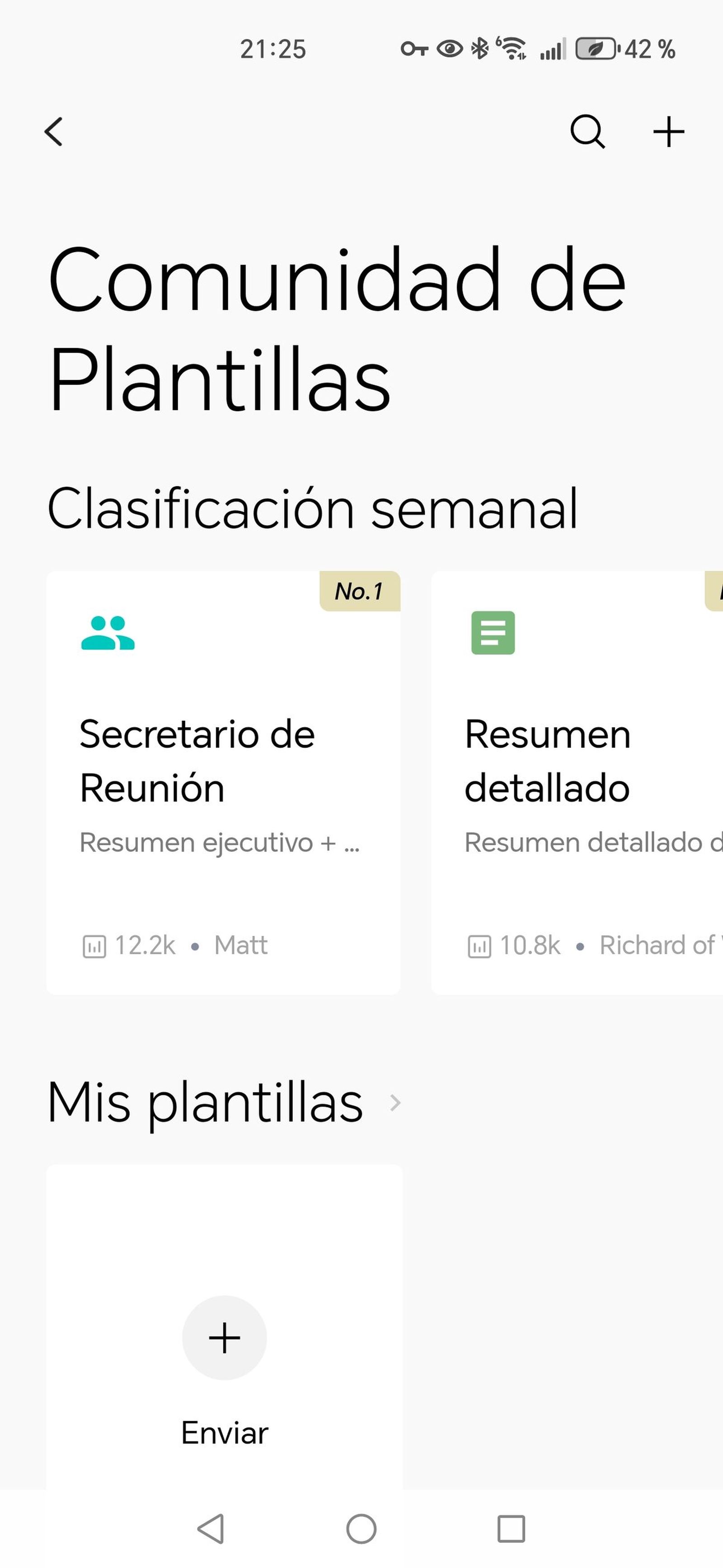 Aplicación de Plaud