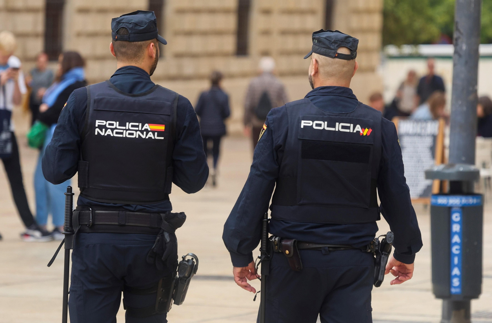 Policías nacionales, en una imagen de archivo.