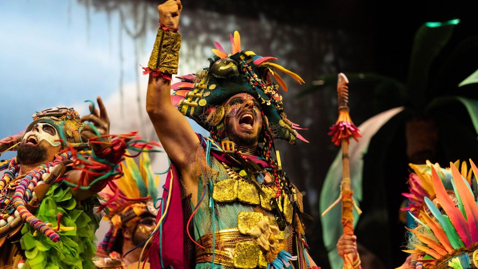 La comparsa 'La tribu', en 2025.