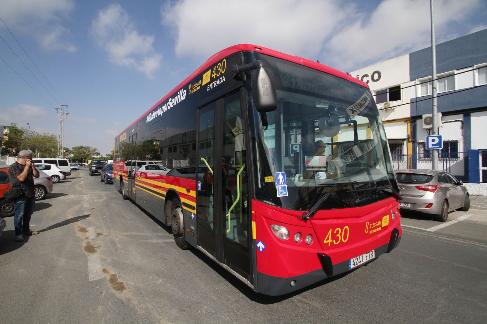 Un autobús de Tussam.